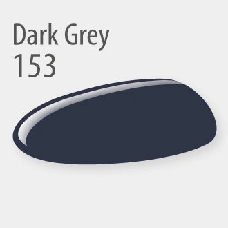Гель-лак PNB №153 Dark Grey темно-сірий, емаль 8 мл