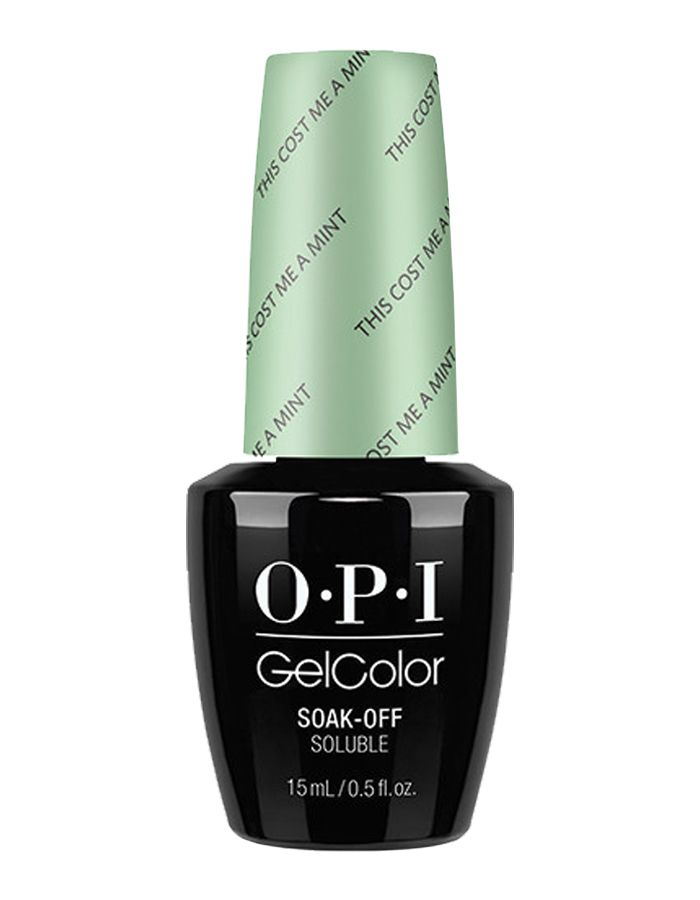 Гель-лак OPI This Cost Me a Mint блідо-м`ятний, емаль 15 мл