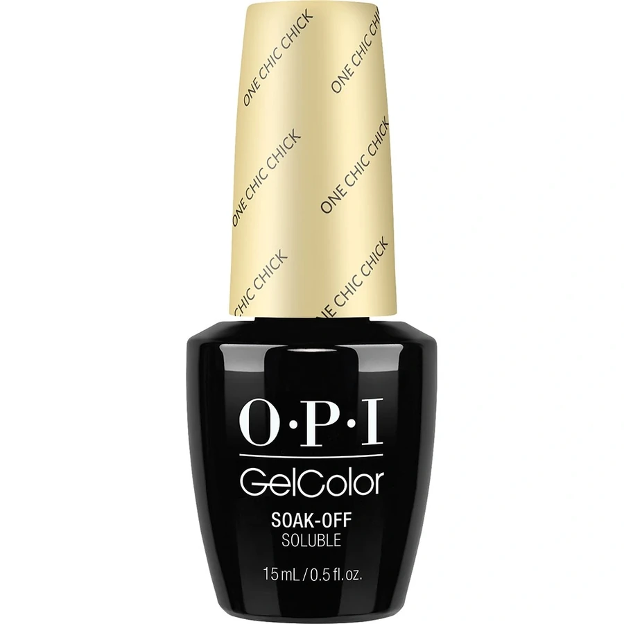 Гель-лак OPI One Chic Chick ніжно-жовтий, емаль 15 мл