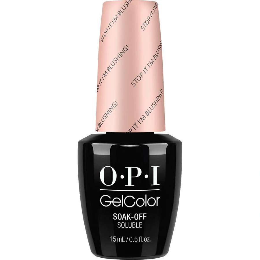 Гель-лак OPI Stop It I`m Blushing! кремово-рожевий, емаль 15 мл