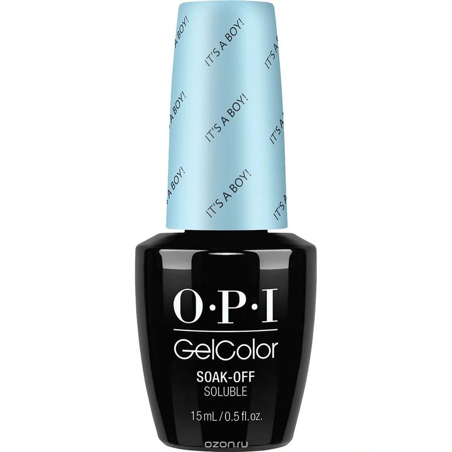 Гель-лак OPI It`s a Boy! крижано-блакитний, емаль 15 мл