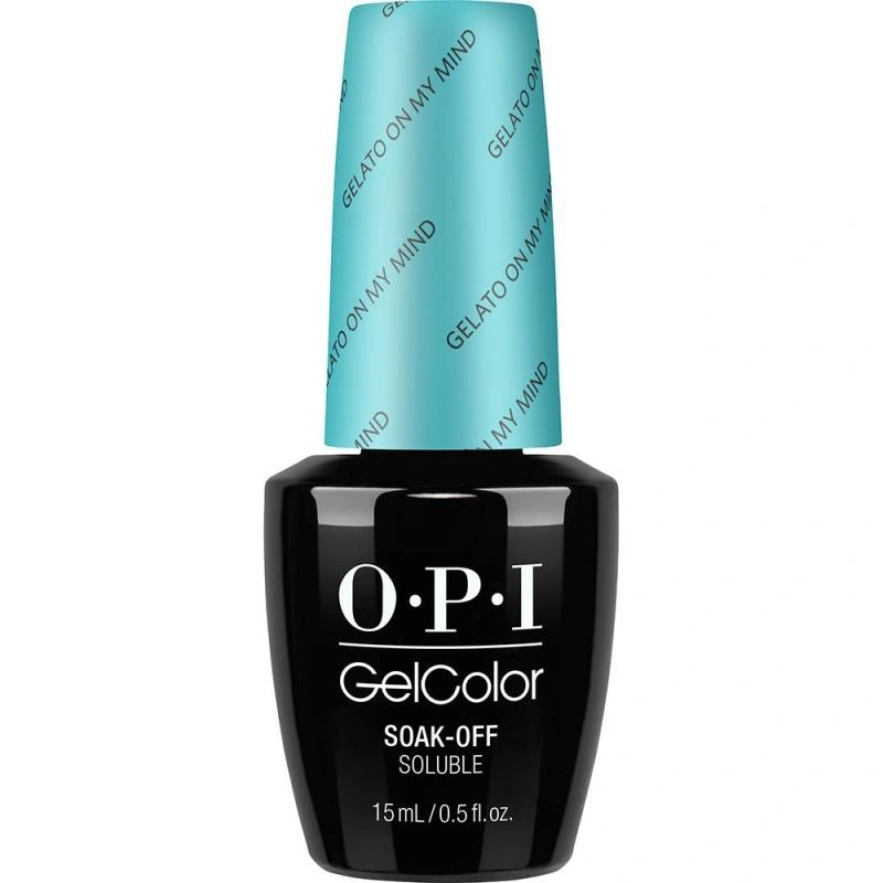 Гель-лак OPI Gelato on My Mind кремово-блакитний, емаль 15 мл