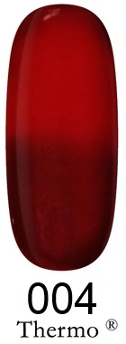 Гель-лак FOX Gel Polish Gold Thermo №004 червоний-бордовий, емаль 12 мл
