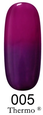 Гель-лак FOX Gel Polish Gold Thermo №005 темна фуксія-фіолетовий, емаль 12 мл