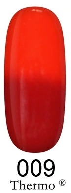 Гель-лак FOX Gel Polish Gold Thermo №009 бордово-червоний, емаль 12 мл