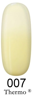 Гель-лак FOX Gel Polish Gold Thermo №007 жовтий-світло-жовтий, емаль 6 мл