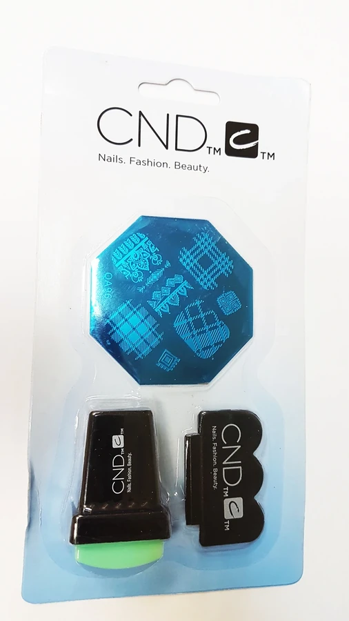 Набір для стемпінгу CND Stamper Scraper & Image Plate