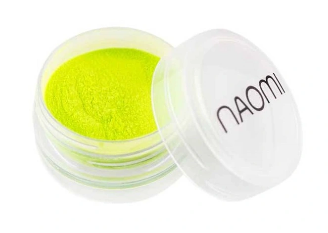 Акрилова пудра Naomi Acrylic Powder 3г №3 яскраво-жовта
