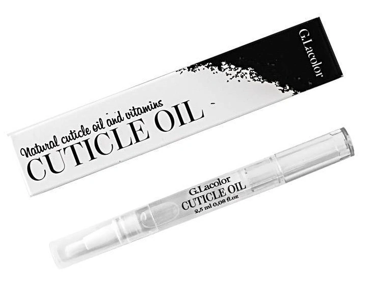 Олія для кутикули в ручці Персик G.La color Cuticle Oil Marker Peach 2,5 мл