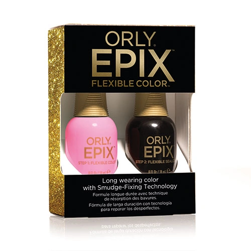 Набір лак+закріплювач ORLY Epix Set Out-Take 2*18 мл рожевий, емаль