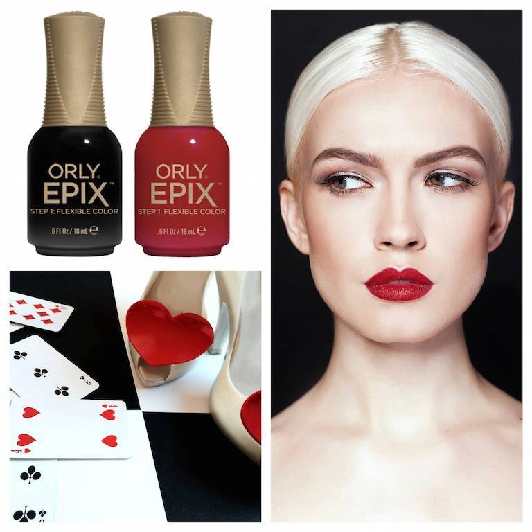 Набір лак+закріплювач ORLY Epix Set Premiere Party 2*18 мл червоний, емаль