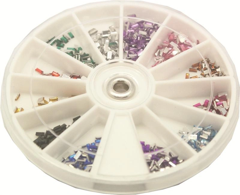 Прикраси для нігтів Квадрати YRE Nail Art Rhinestones Square