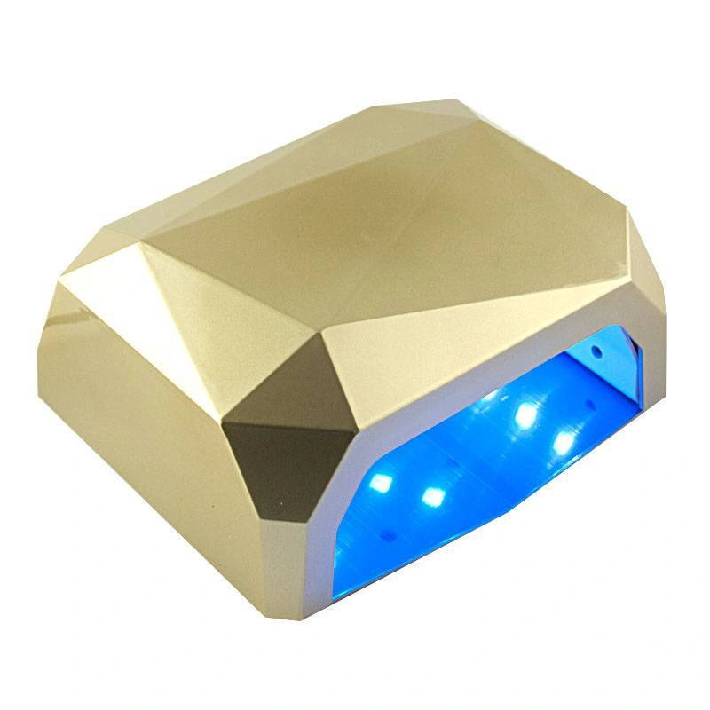 UV/LED лампа 2в1 Світле золото YRE Sun LED Lamp 36w Light Gold