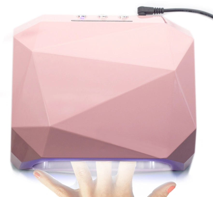 UV/LED лампа 2в1 YRE Sun LED Lamp 36w Light Pink світло-рожева