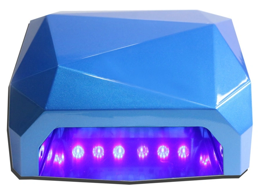 UV/LED лампа 2в1 YRE Sun LED Lamp 36w Blue блакитна