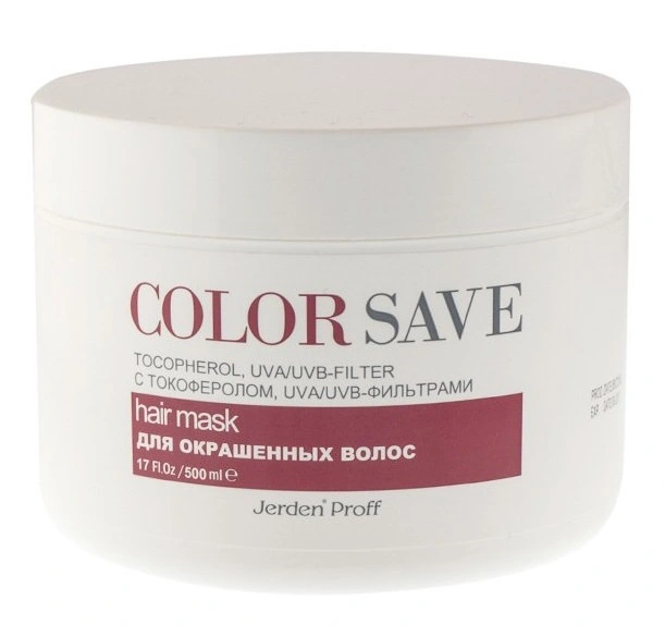 Маска для волосся "Захист кольору" Jerden-Proff Hair Mask Color Protect 500 мл