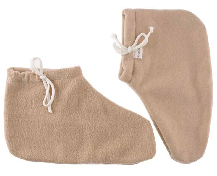 Шкарпетки махра-фліс бежеві Jerden-Proff Socks For Paraffinotherapy Biege