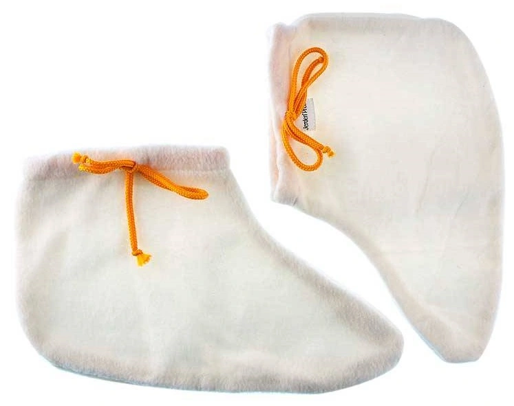 Шкарпетки махра-фліс білі Jerden-Proff Socks For Paraffinotherapy White