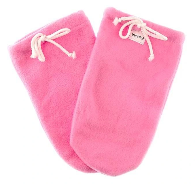 Рукавички махра-фліс рожеві Jerden-Proff Mittens For Paraffinotherapy Pink