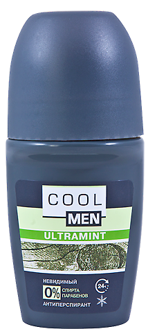 Антиперспірант роликовий Cool men Antiperspirant Ultramint 50 мл
