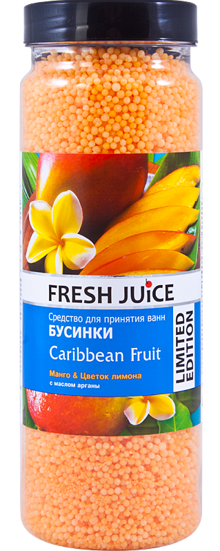 Намистинки для ванни Fresh Juice Means For Baths Caribbean Fruit 450 г