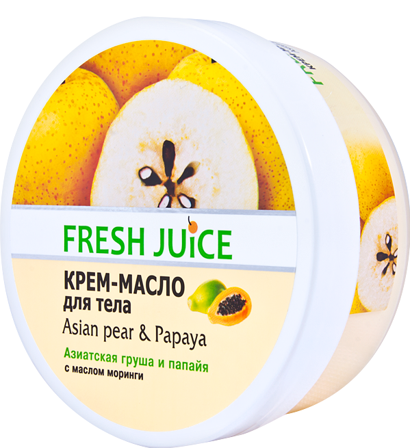 Крем-масло для тіла азіатська груша та папайя Fresh Juice Cream-Butter For Body Asian Pear&Papaya 225 мл