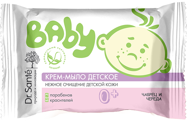 Крем-мило дитяче Чебрець, череда Dr.Sante Cream-Soap for Kids Thyme&Bidens 90г