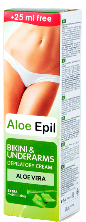 Aloe Epil Bikini and Underarms Depilation Cream Aloe Vera 125 мл