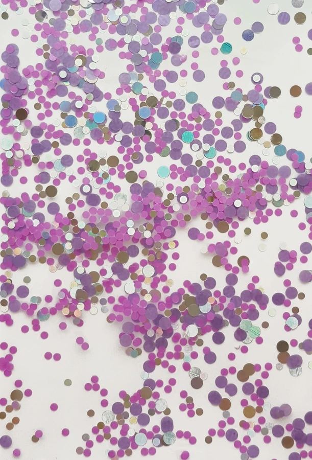 Конфетті-каміфубуки YRE Confetti-Camifubuki №2 фіолетовий та сріблястий