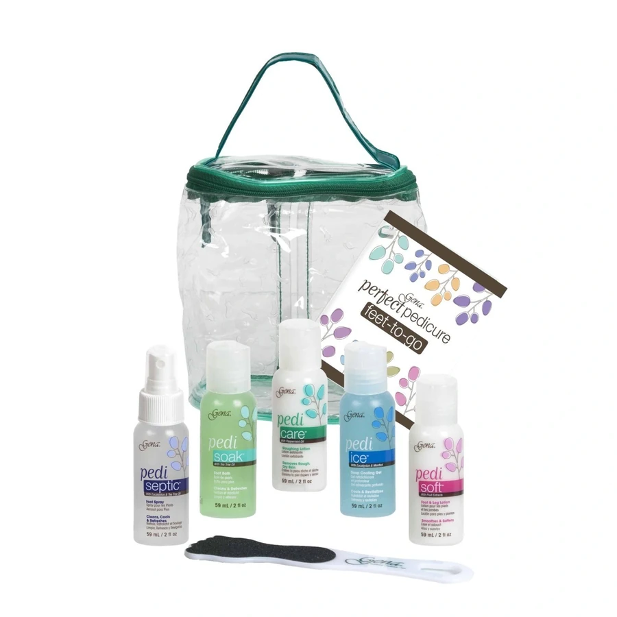 Дорожній педикюрний набір Gena Pedi Feet To Go Kit
