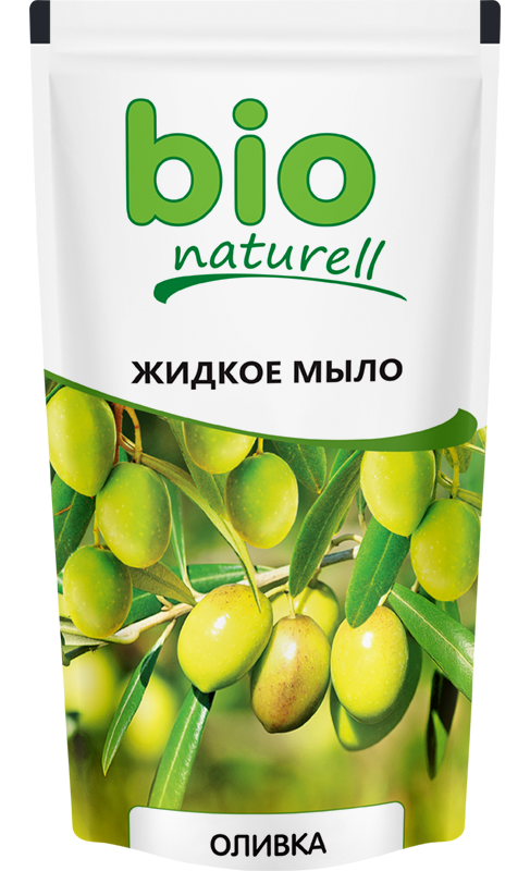 Дой-пак Рідке мило «Оливка» Bio naturell Doypack Liquid Soap Oliva 500 мл