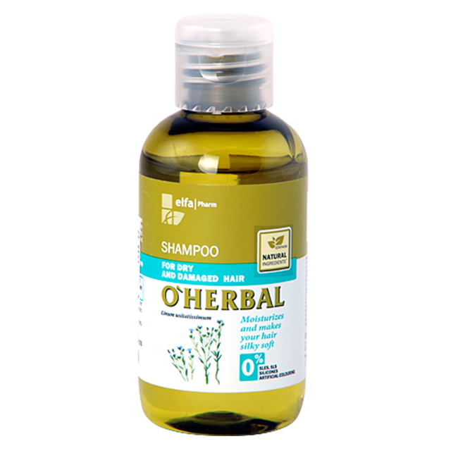 Шампунь для сухого та пошкодженого волосся OHerbal Shampoo for Dry and Damaged Hair 75 мл