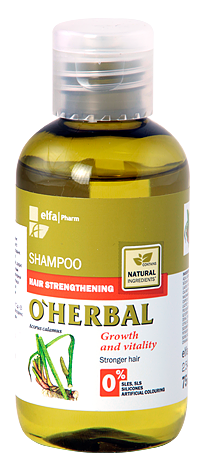 Шампунь для зміцнення волосся Зростання та сила OHerbal Hair Strengthening Shampoo 75 мл