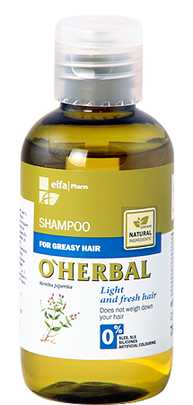 Шампунь для жирного волосся OHerbal Shampoo for Greasy Hair 75 мл