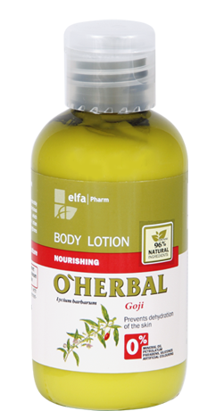 Поживний лосьйон для тіла з екстрактом ягід Годжі OHerbal Nourishing Body Lotion With Goji Extract 75 мл
