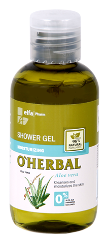 Зволожуючий гель для душу з екстрактом Алоє OHerbal Moisturizing Shower Gel With Aloe Vera Extract 75 мл