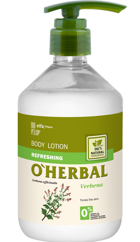 Освіжаючий лосьйон для тіла з екстрактом вербени OHerbal Refreshing Body Lotion з Verbena Extract 500 мл