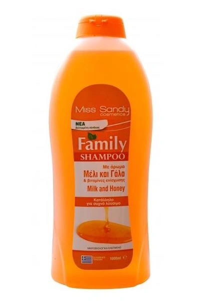 Шампунь Молоко та Мед Miss Sandy Shampoo With Milk and Honey 1000 мл