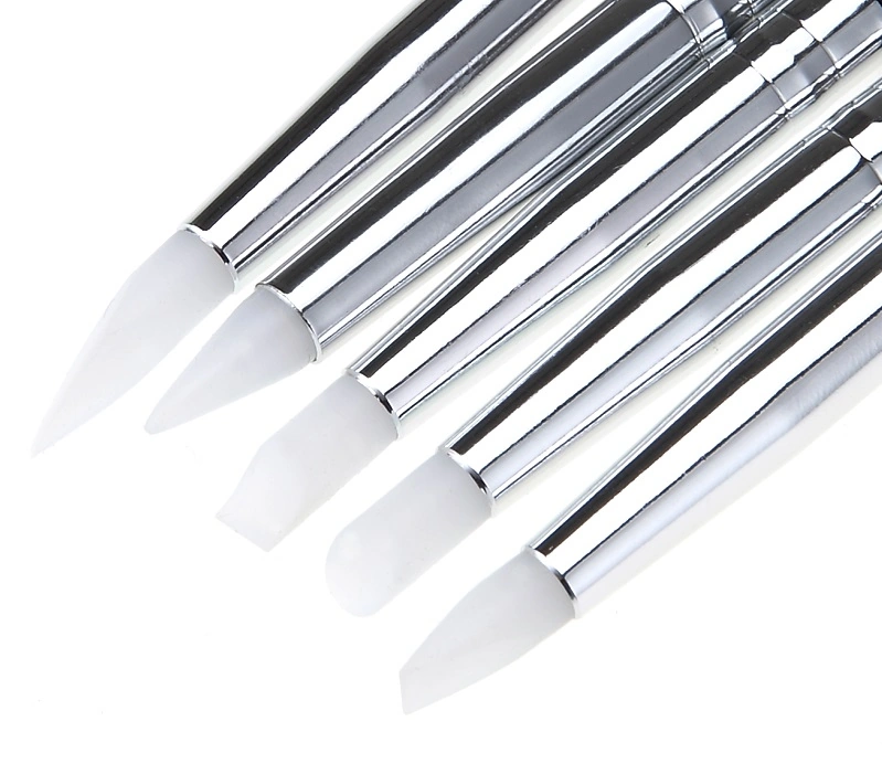Набір силіконових пензлів YRE Set of Silicon Brushes NSKG-04 5 шт.
