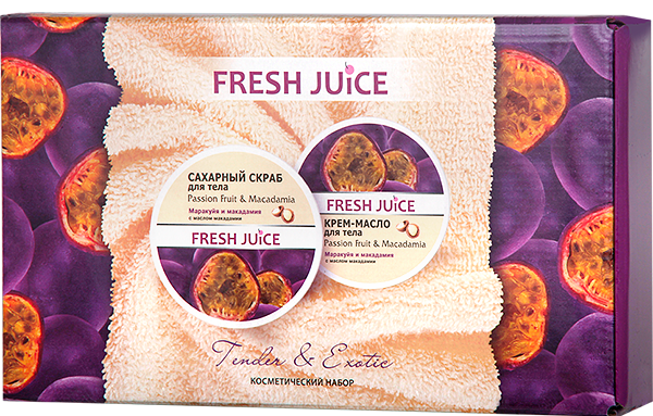 Косметичний набір Ніжність та Екзотика Fresh Juice Cosmetic Set Tender & Exotic