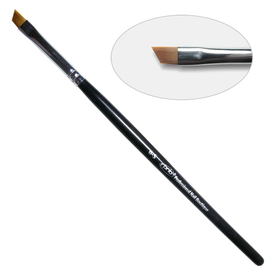 Кисть для гелю скошена PNB 3G Brush For Gel Slant 6-s