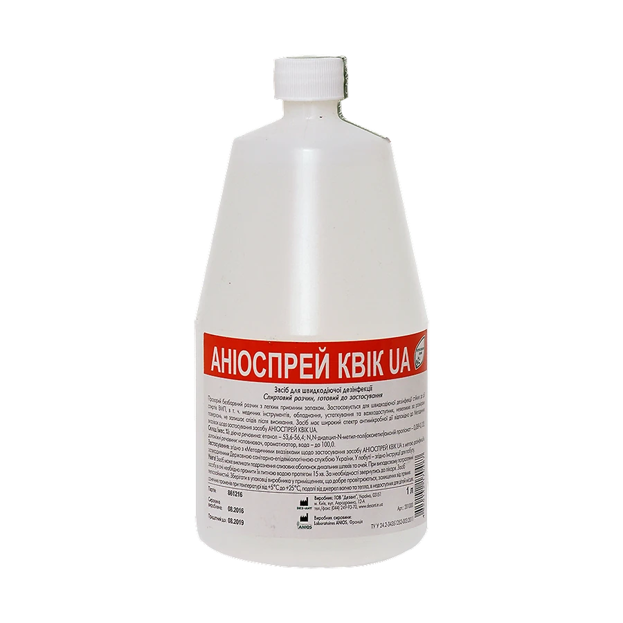 Дезінфікуючий засіб для інструментів Anios AnioSpray Quick 1 л