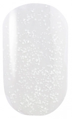 Лак Naomi Nail Lacquer 284 Naomi біла смородина з матовими крапками 12 мл