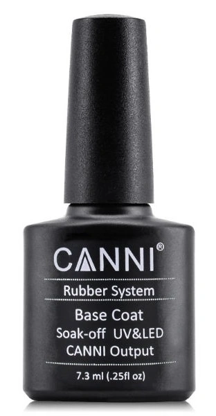Каучукове базове покриття для гель-лаків Canni Rubber Base Coat 7,3 мл
