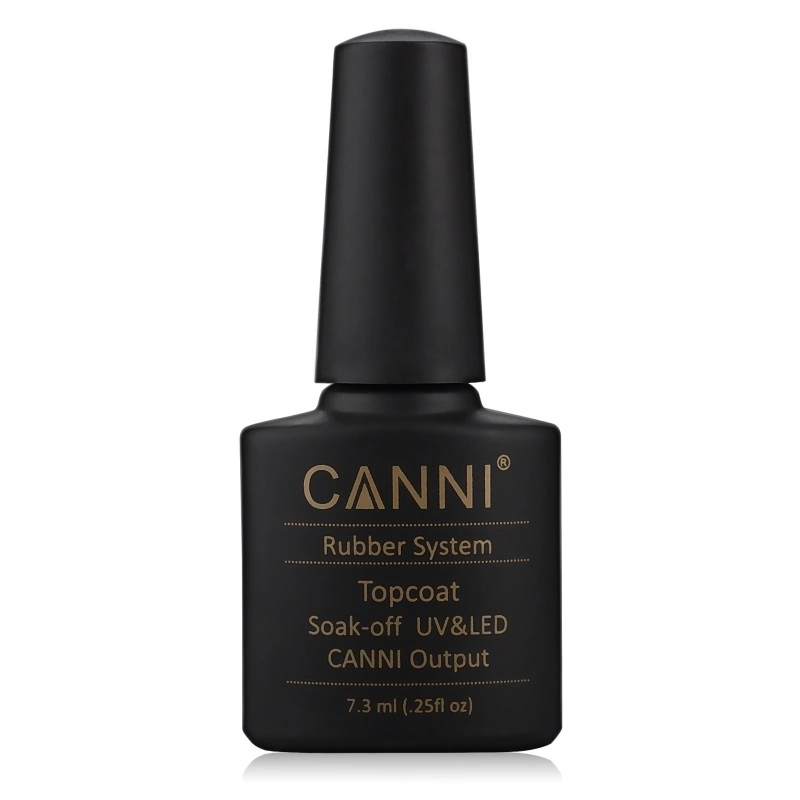 Каучукове верхнє покриття для гель-лаку Canni Rubber Top Coat 7,3 мл