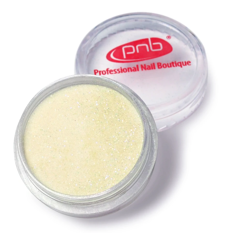 Кольорова акрилова пудра PNB Color Acrylic Powder 03 Gold Glitter золотий блиск 2 г