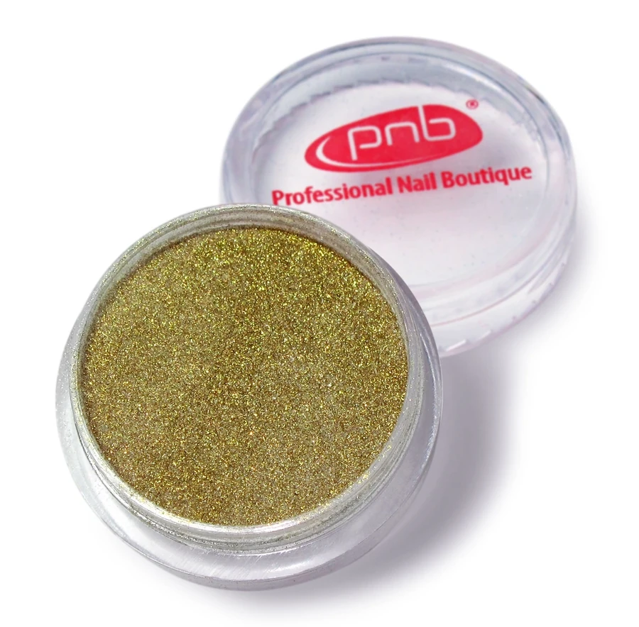 Кольорова акрилова пудра PNB Color Acrylic Powder 04 Gold золото 2г