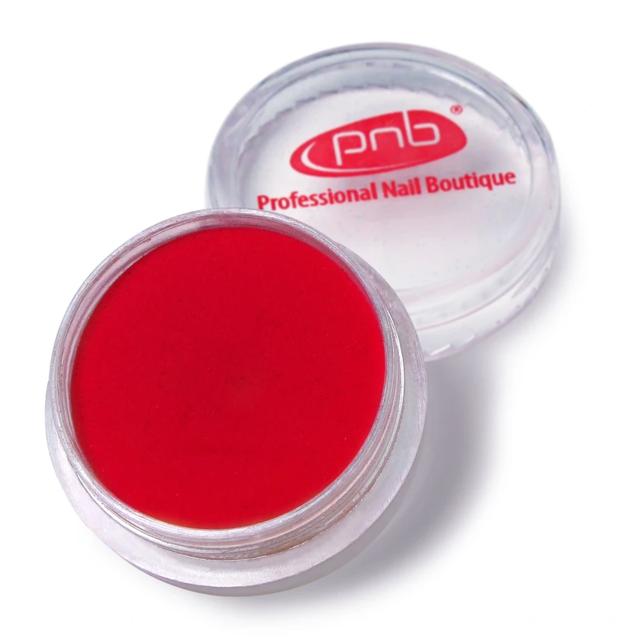 Кольорова акрилова пудра PNB Color Acrylic Powder 05 Red червона 2г