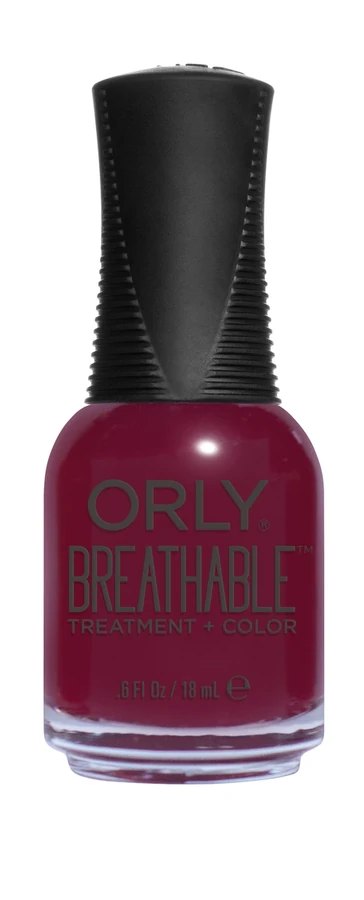 Лак + лікування ORLY Breathable The Antidote червоно-бордовий, емаль 18 мл