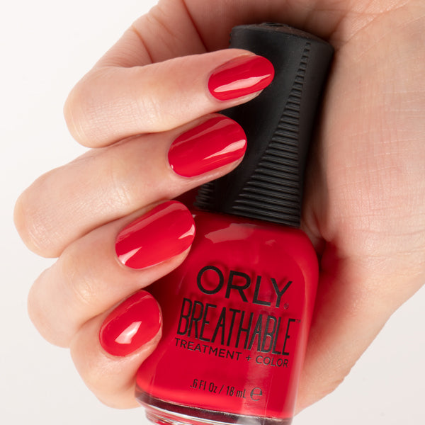 Лак + лікування ORLY Breathable Love My Nails червоний, емаль 18 мл